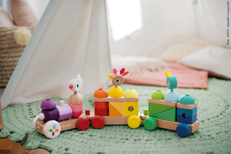 Janod - Giant Multicolour Train