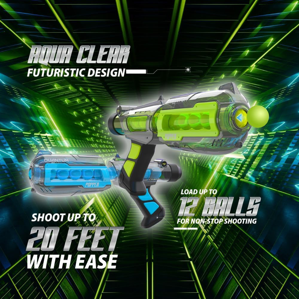 Popbro - Quantum Popper 12 balls - Green