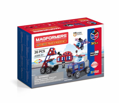Magformers - Amazing Police & Rescue Set 26pc 717001
