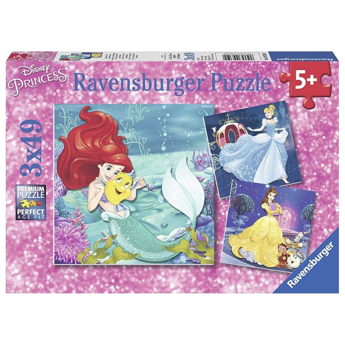 Ravensburger 3x49pc - Disney Princesses Adventure Puzzle