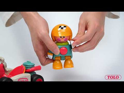 Tolo First Friends Go-Kart – Pull Back Toddler Toy Car