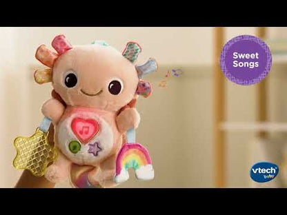 VTech Rainbow Lights Axolotl – Soft Musical Baby Sensory Toy 3–36 Months