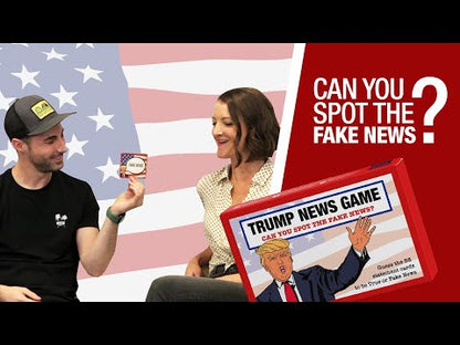 Bubblegum Stuff Fake News Game: Trump Edition - True or False Card Game