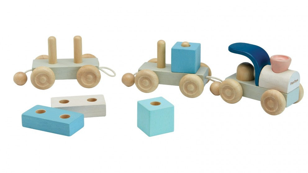 PlanToys - Stacking Train Trio