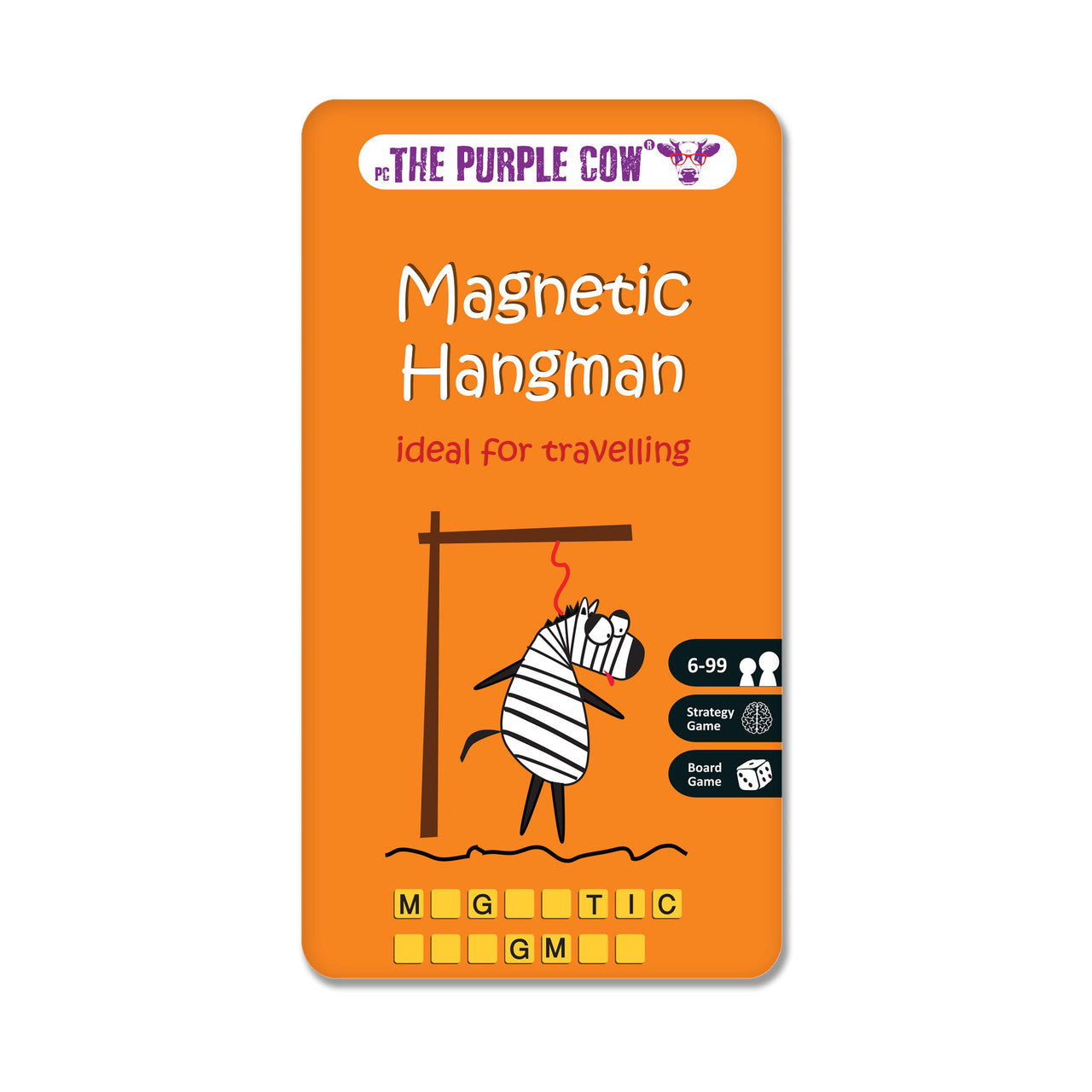 The Purple Cow - Magnetic Travel Game - Magnetic Hangman