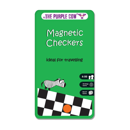 The Purple Cow - Magnetic Travel Game - Magnetic Checkers