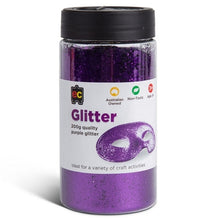 Educational Colours - Glitter 200g Jar Purple