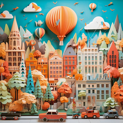Heye 1000pc - Paper-Like - Townscape Puzzle