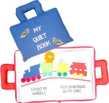 Quiet Book - Cloth Zippered Red
