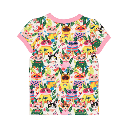 Cool Cats Ringer T-shirt