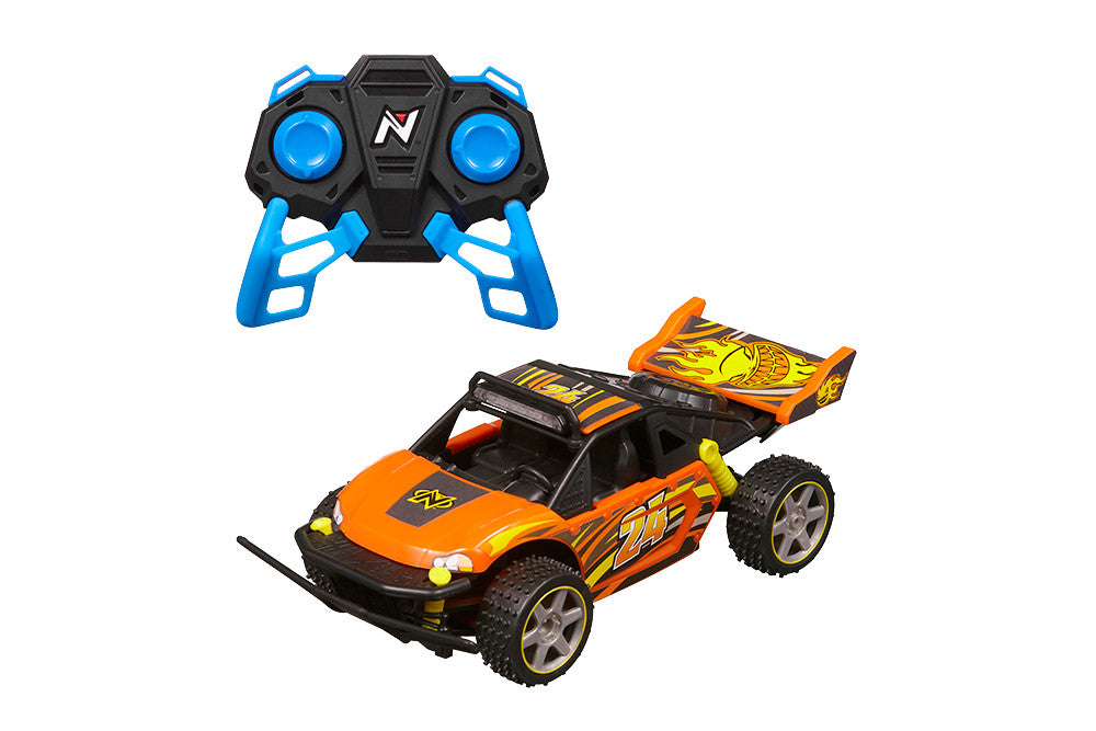 Race Buggies Hyper Blaze 23cm remote control buggy with orange racing design and controller
