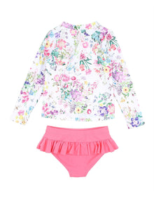 Minihaha - Allegra White Rash Swim Set (sizes 3-8)