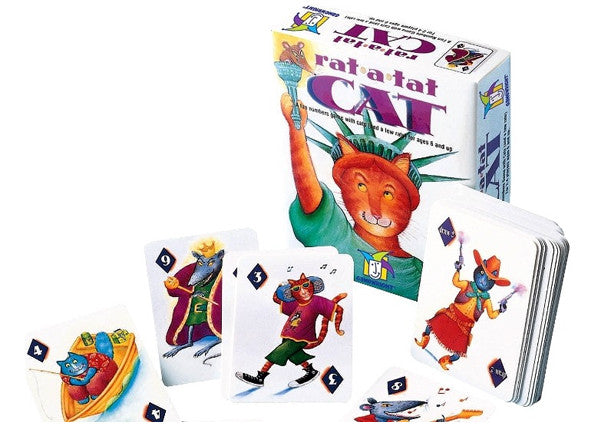 Rat-A-Tat Cat Numbers Card Game- by Gamewright