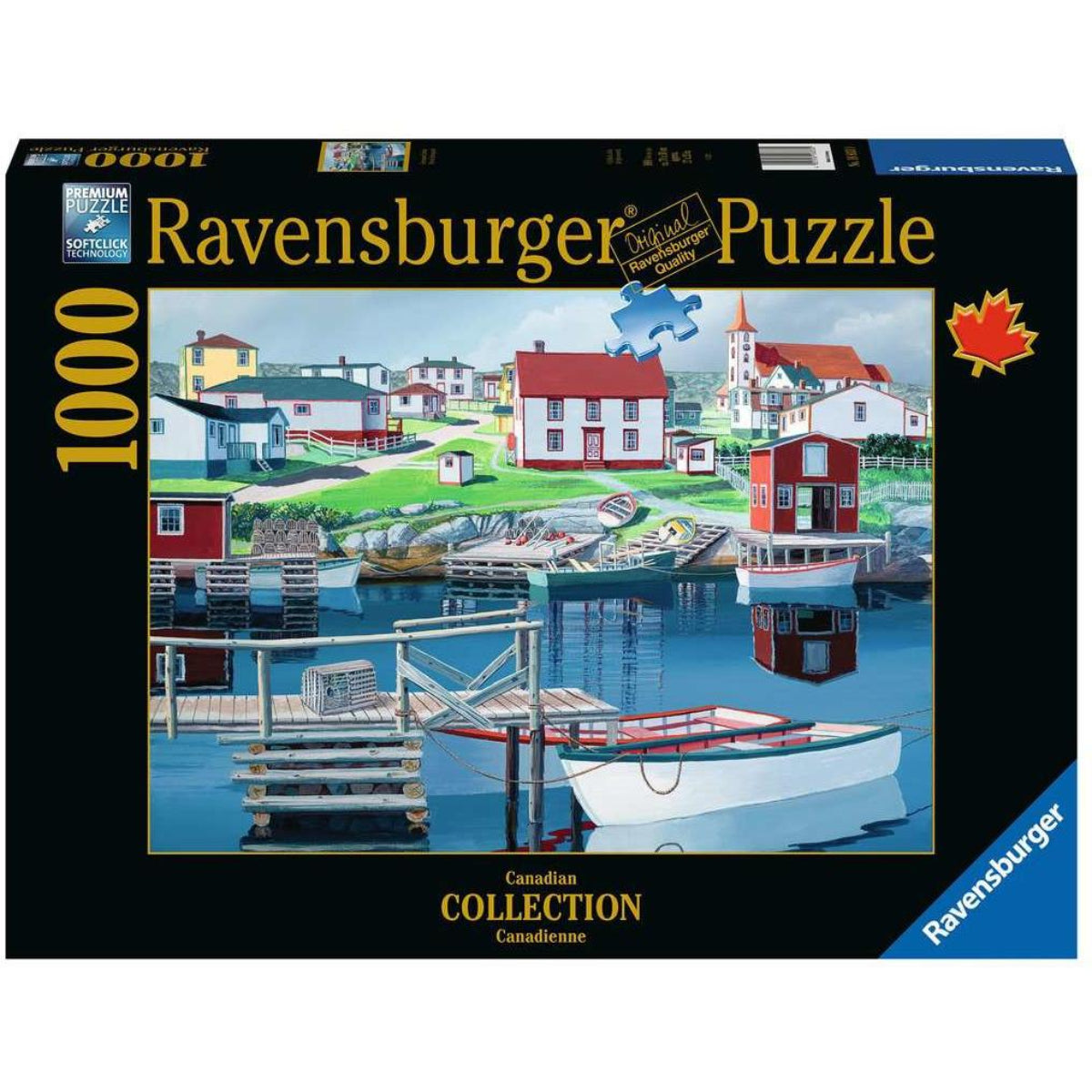 Ravensburger Greenspond Harbor 1000 piece puzzle from the Canadian Collection