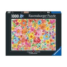 Ravensburger Blossoming Beauties 1000 piece floral jigsaw puzzle with bright art by Carolyn Gavin