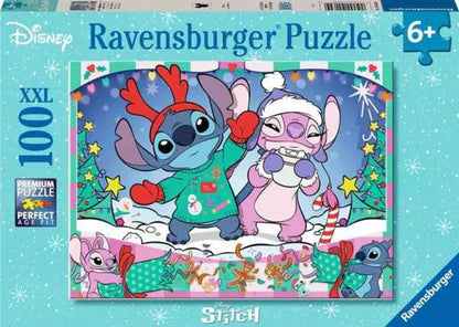 Ravensburger 100pc - Disney Stitch Christmas XXL Puzzle