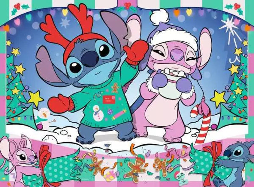 Ravensburger 100pc - Disney Stitch Christmas XXL Puzzle