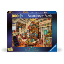 Ravensburger Fantasy Bookshop 1000 piece jigsaw puzzle, a magical illustrated bookshop interior
