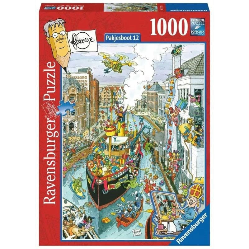 Ravensburger 1000pc - Fleroux: Parcel Boat 12 Puzzle