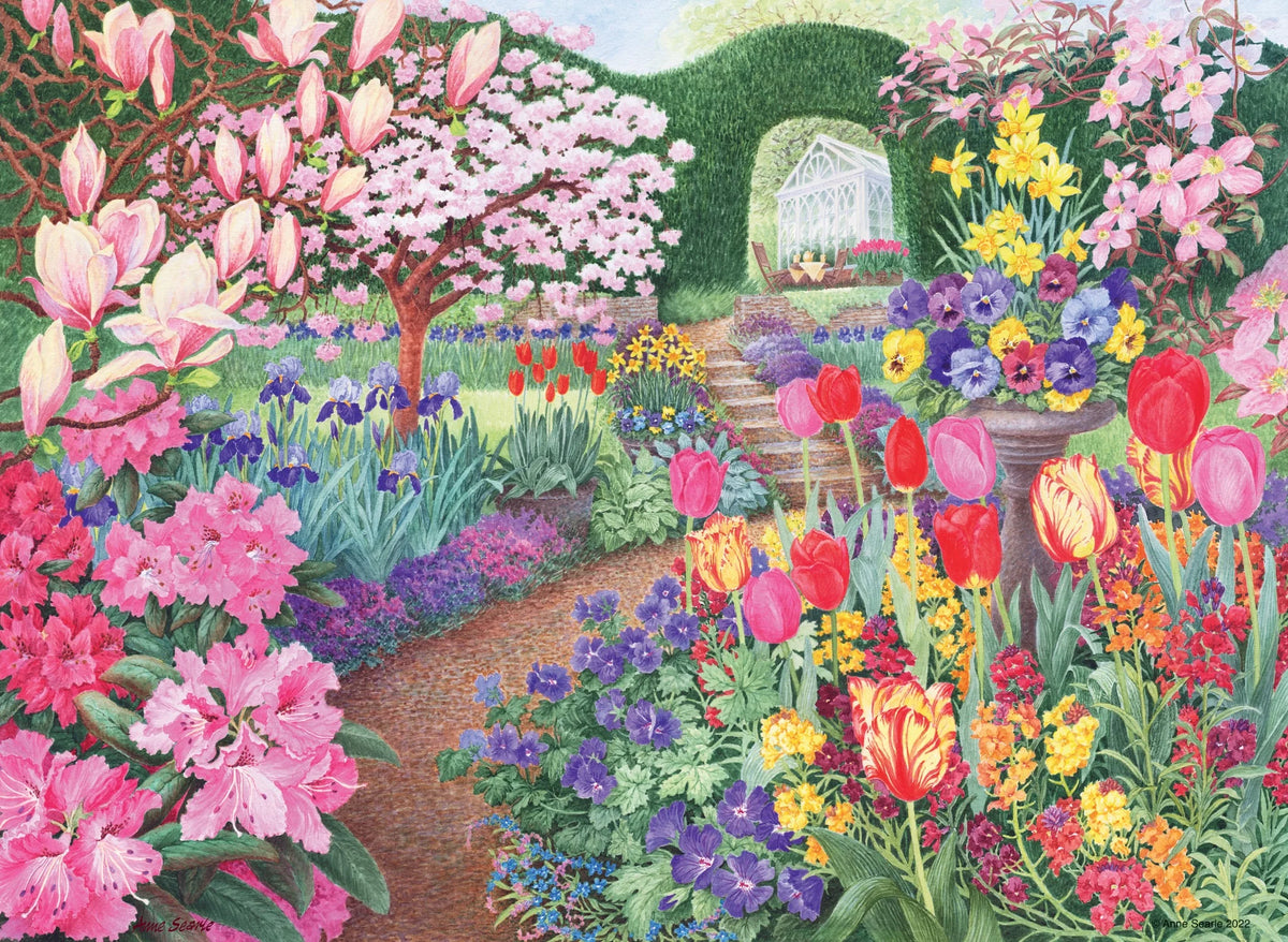 Ravensburger 4 x 500pc Glorious Gardens Puzzle - Happy Days No.4