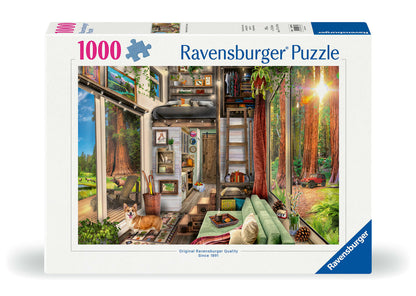 Ravensburger 1000pc - Redwood Forest Tiny House Puzzle
