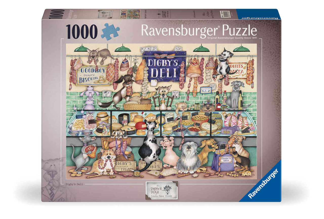 Ravensburger 1000pc - Dapper Dogs: Digby's Deli Puzzle