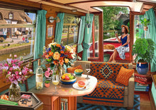 Ravensburger 1000pc - View from My Window No. 1 - Canal Boat Puzzle
