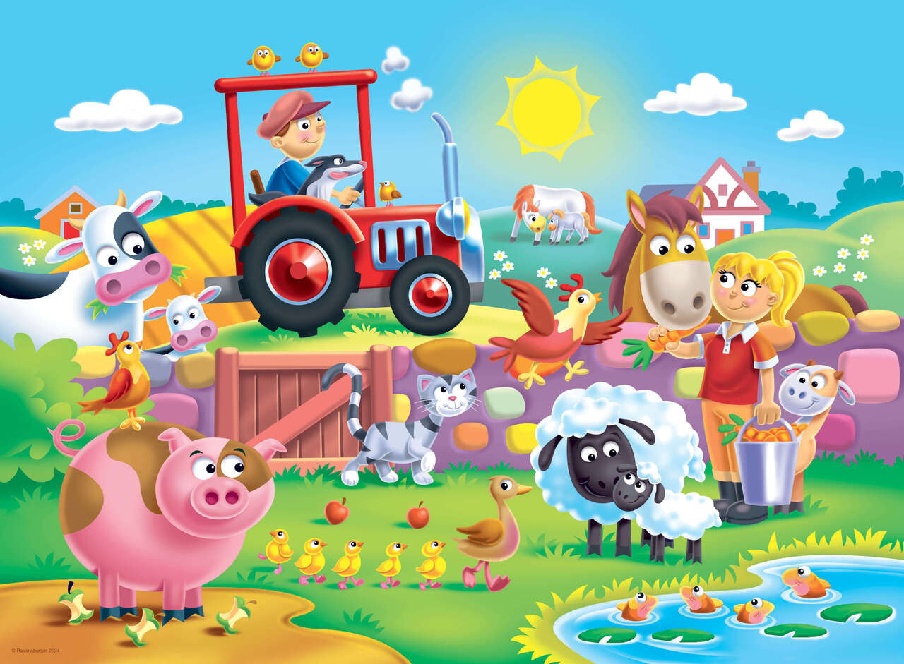 Ravensburger 16pc - Fun on the Farm My First Floor Puzzle