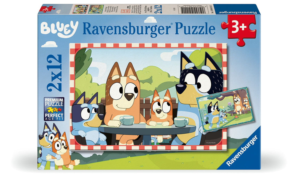 Ravensburger 2x12pc - Bluey Puzzle
