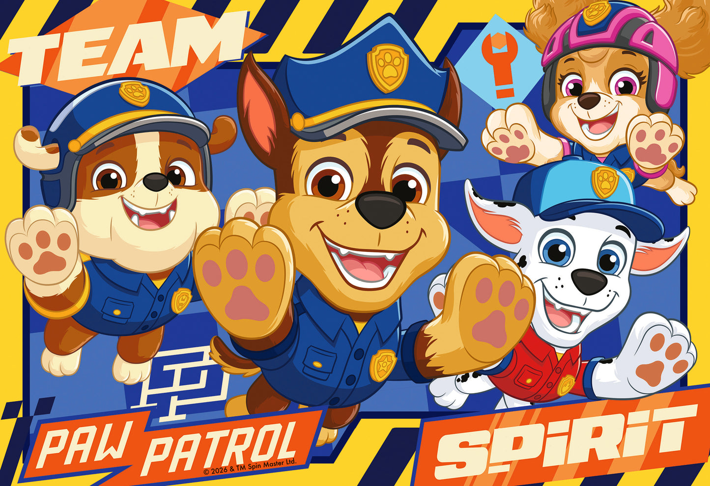 Ravensburger PAW Patrol Best Rescue Ever! 35 piece children's jigsaw puzzle featuring Chase, Marshall, Rubble and Skye