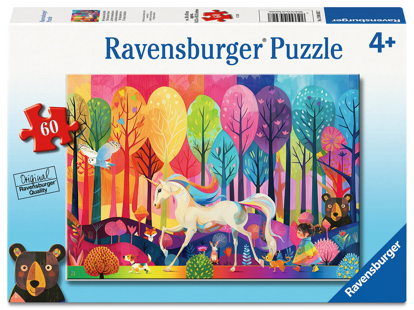 Ravensburger The Fantastic Forest 60 piece children's jigsaw puzzle featuring magical woodland scene