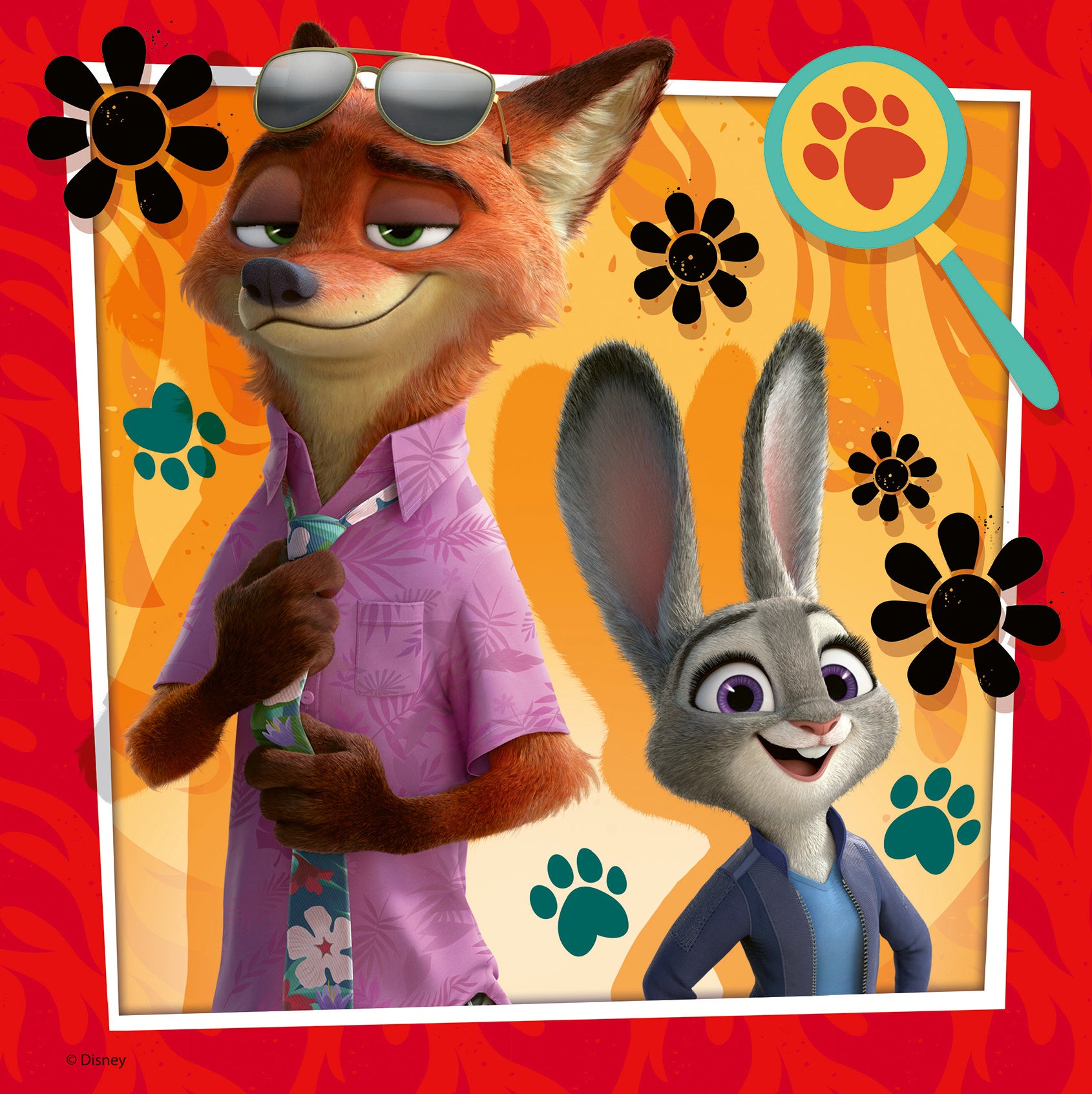 Ravensburger Disney Zootopia 2 A New Mission 3 x 49 piece jigsaw puzzle set featuring Judy Hopps, Nick Wilde and friends