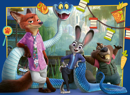 Ravensburger Disney Zootopia 2 Back in Zootopia 100 XXL piece children's jigsaw puzzle featuring favourite Zootopia characters