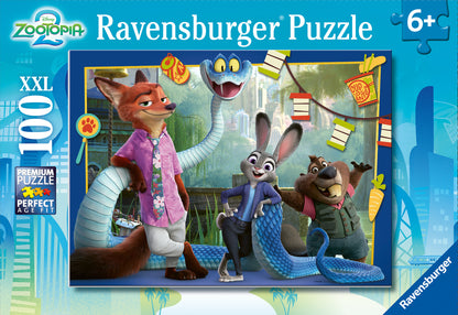 Ravensburger Disney Zootopia 2 Back in Zootopia 100 XXL piece children's jigsaw puzzle featuring favourite Zootopia characters