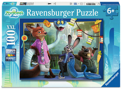 Ravensburger Disney Zootopia 2 Back in Zootopia 100 XXL piece children's jigsaw puzzle featuring favourite Zootopia characters