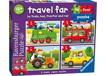 Ravensburger -My First Puzzle 2 3 4 5 pc - Travel Far