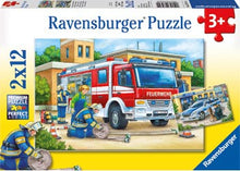 Ravensburger 2x12pc - Police and Firefighters Puzzle