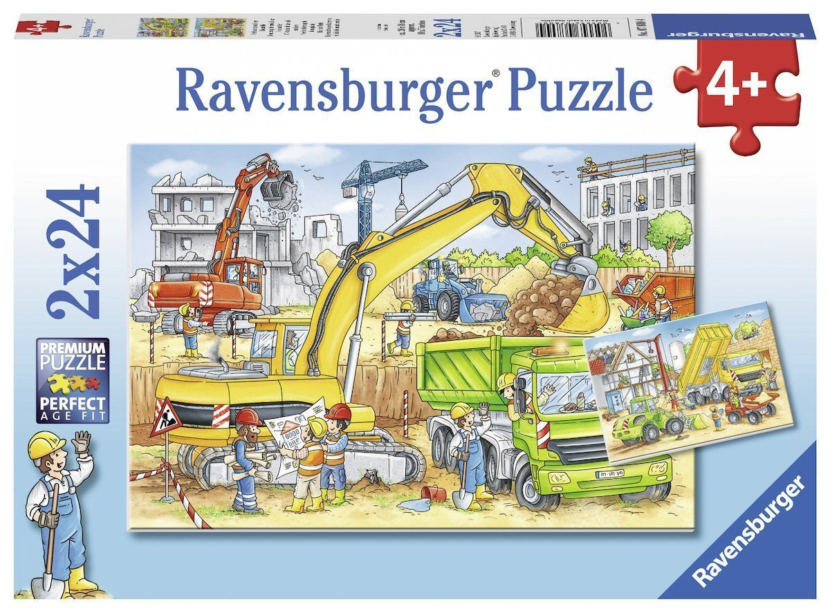 Ravensburger 2x24pc - Hard At Work Puzzle