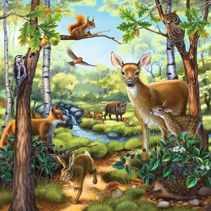 Ravensburger 3x49pc - Forest Zoo & Pets Puzzle