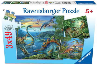 Ravensburger 3x49pc - Dinosaur Fascination Puzzle