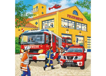 Ravensburger 3x49pc - Fire Brigade Run Puzzle