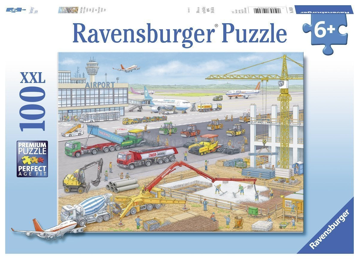Ravensburger 100pc - Airport Construction Site Puzzle