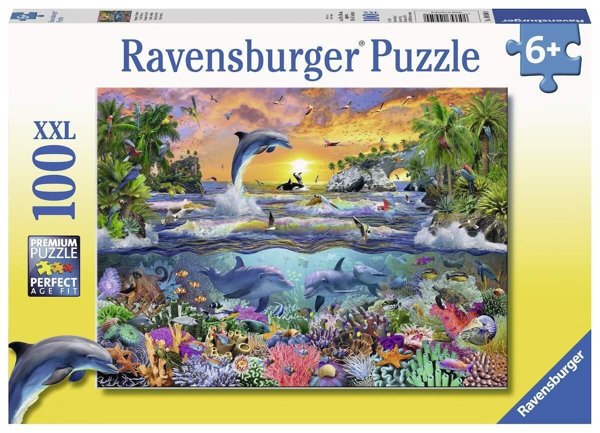 Ravensburger 100pc - Tropical Paradise Puzzle **Slight damaged box**