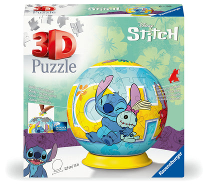 Ravensburger - Disney Stitch & Friends 3D Puzzle Ball 72pc
