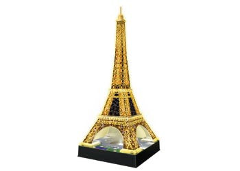 Ravensburger 216pc - Eiffel Tower At Night 3D Puzzle
