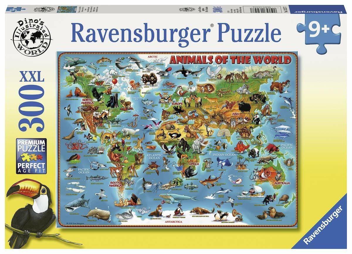 Ravensburger 300pc - Animals of the World Puzzle