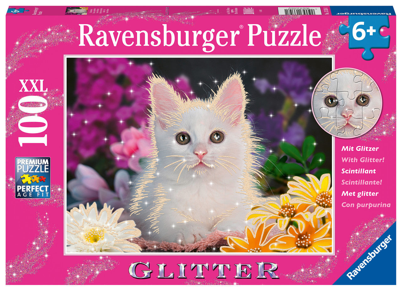 Ravensburger 100pc - Glitter Cat Puzzle