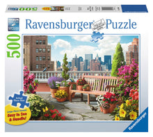 Ravensburger 500pc - Rooftop Garden Large Format Puzzle**Slight Damage**