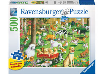 Ravensburger 500pc - At the Dog Park Large Format Puzzle