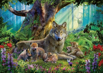 Ravensburger 1000pc - Wolves in the Forest Puzzle